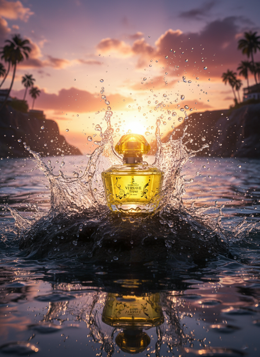 Versave Topaz – Eau de Parfum 3.4 fl oz – Bright Citrus, White Florals & Soft Amber Musk – Long-Lasting Women’s Fragrance