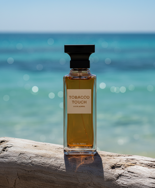 Tabacco Touch for Men — Eau de Parfum Spray 100ml, Long lasting Fragrance with Notes of Tabacco, Cederwood, and Vanilla, Perfect for Daily Wear