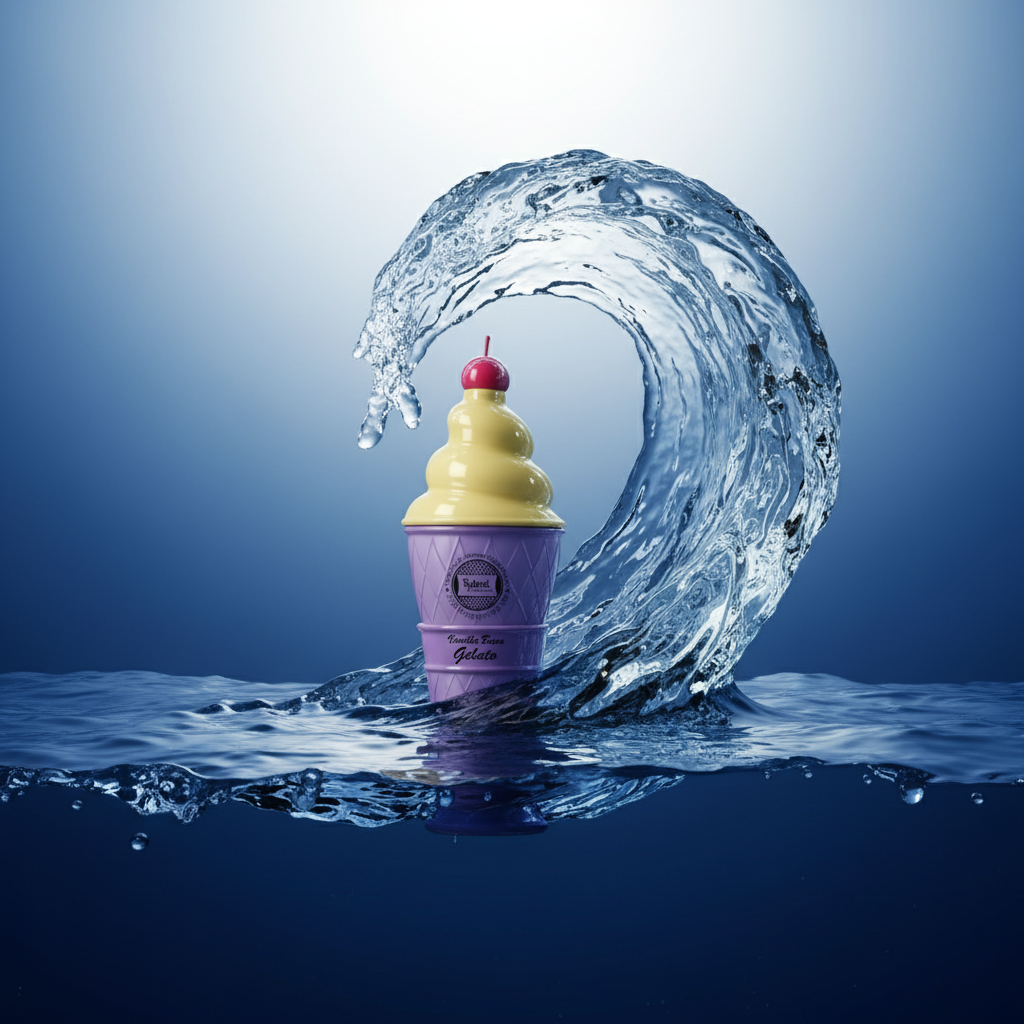 Vanilla Bean Gelato Eau de Parfum – 3.4 oz – Sweet Vanilla, Creamy Sugar & Warm Gourmand Notes