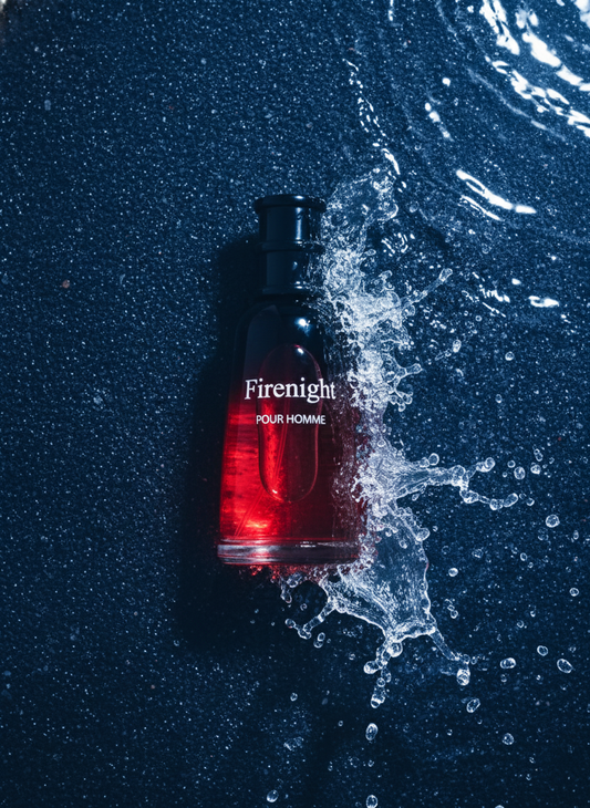 Firenight Eau de Parfum – Warm Leather, Amber & Woods | Bold Masculine Scent (100ml)
