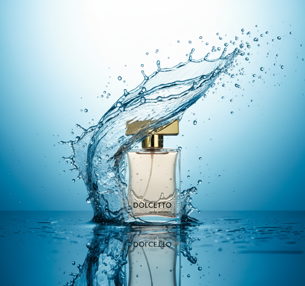 Dolcetto Only Women Eau de Parfum – 3.4 oz – Notes of Peach, Vanilla, Amber & Warm Florals