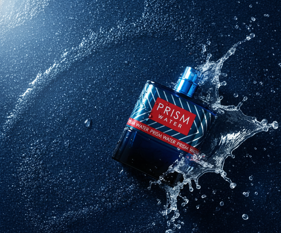 Prism Water Pour Homme Eau de Toilette – Fresh Bergamot, Lavender & Amber | Modern Aquatic Scent (100ml)