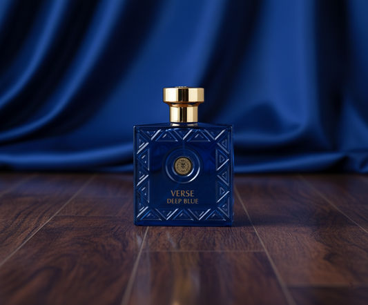 Verse Deep Blue — Eau de parfum Spray for men 3.4 fl oz (100ml) ; A fresh, confident scent add for casual, everyday wear