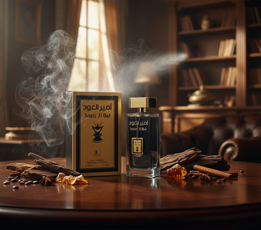 Ameer Al Oud for Men – Deep Oud, Amber & Smoky Woods | Luxurious Long-Lasting Fragrance 100ml