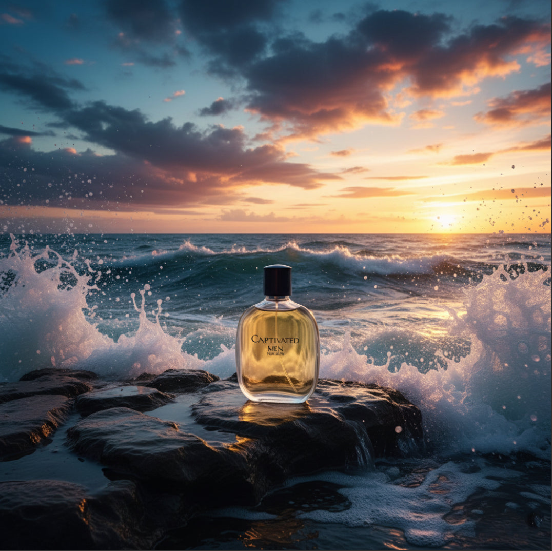 Captivated for Men Eau de Parfum – Warm Amber, Spice & Vanilla | Bold Timeless Scent (100ml)
