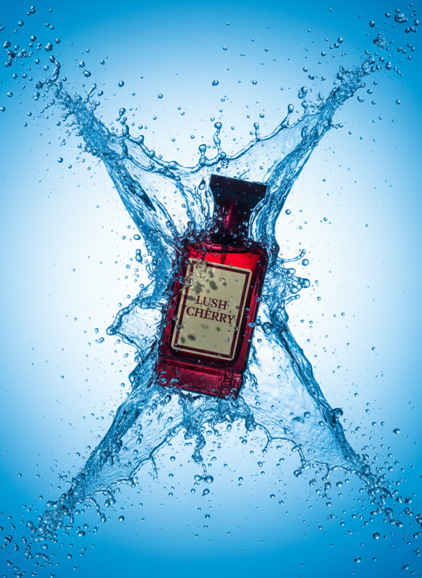 Lush Cherry Eau de Parfum for Women – 3.4 fl oz / 100 ml – Long Lasting Fruity Natural Spray for Women