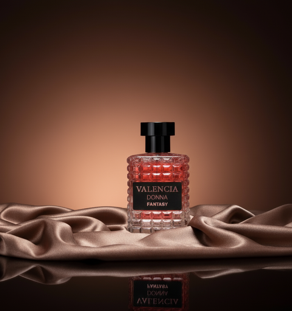 Valencia Donna Fantasy EDP for Women 3.4oz Citrus Kiwi Musk