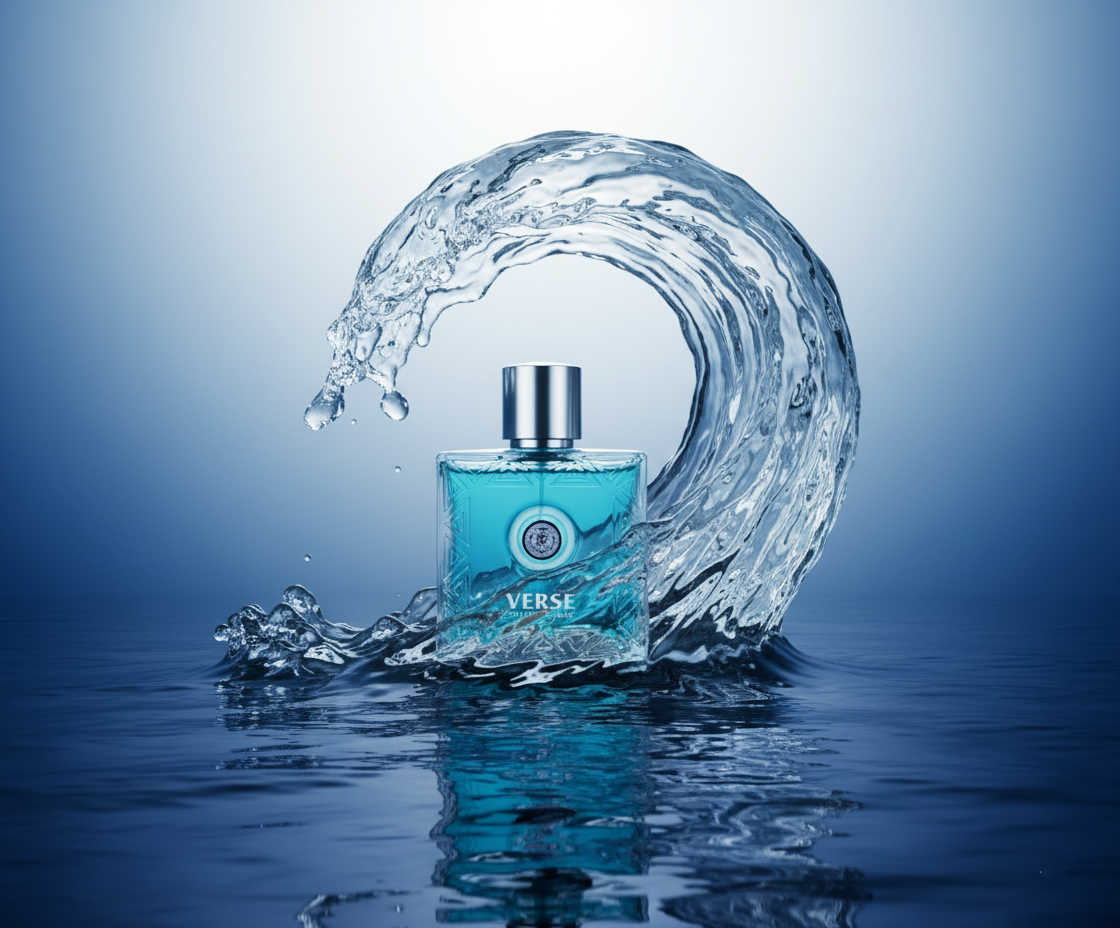 Verse Pour Homme Eau de Parfum – Fresh Citrus & Aquatic Notes | Clean Masculine Scent (100ml)