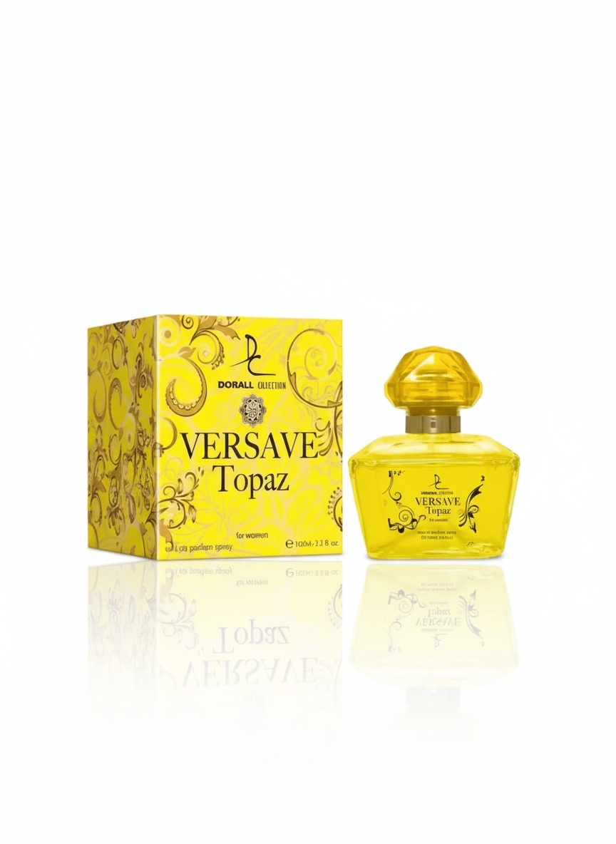 Versave Topaz – Eau de Parfum 3.4 fl oz – Bright Citrus, White Florals & Soft Amber Musk – Long-Lasting Women’s Fragrance