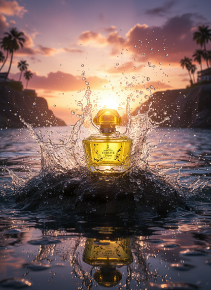 Versave Topaz EDP for Women 3.4oz Citrus Floral Amber Musk