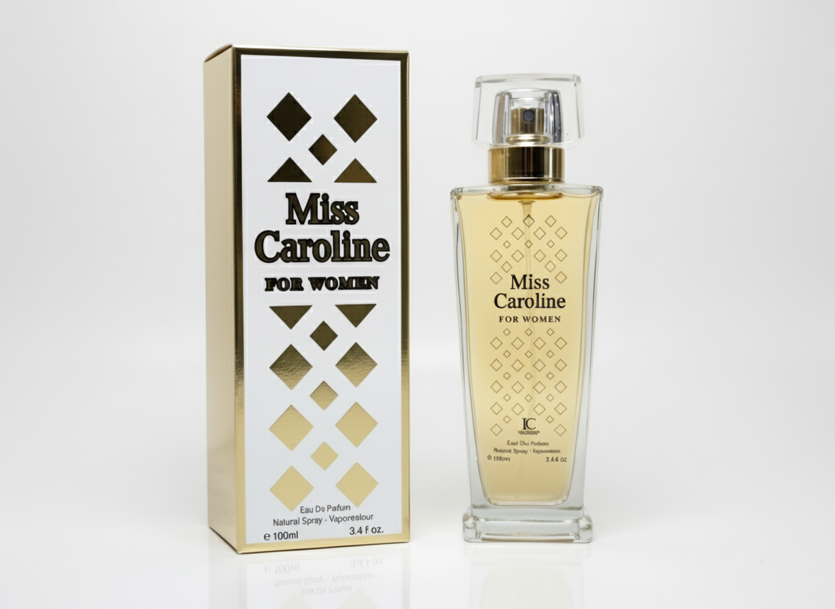 Miss Caroline Eau de Parfum for Women – 3.4 oz – Bright Citrus, Soft Florals & Smooth Amber