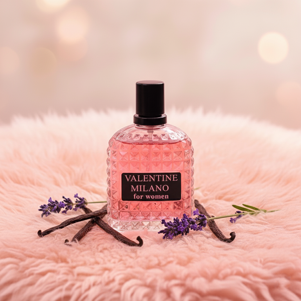 Valentine Milano – Eau de Parfum 3.4 fl oz – Radiant Jasmine, Sweet Vanilla & Fruity Blackcurrant – Long-Lasting Women’s Fragrance