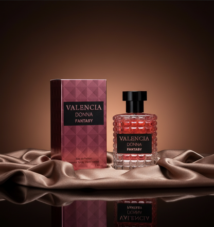 Valencia Donna Fantasy EDP for Women 3.4oz Citrus Kiwi Musk