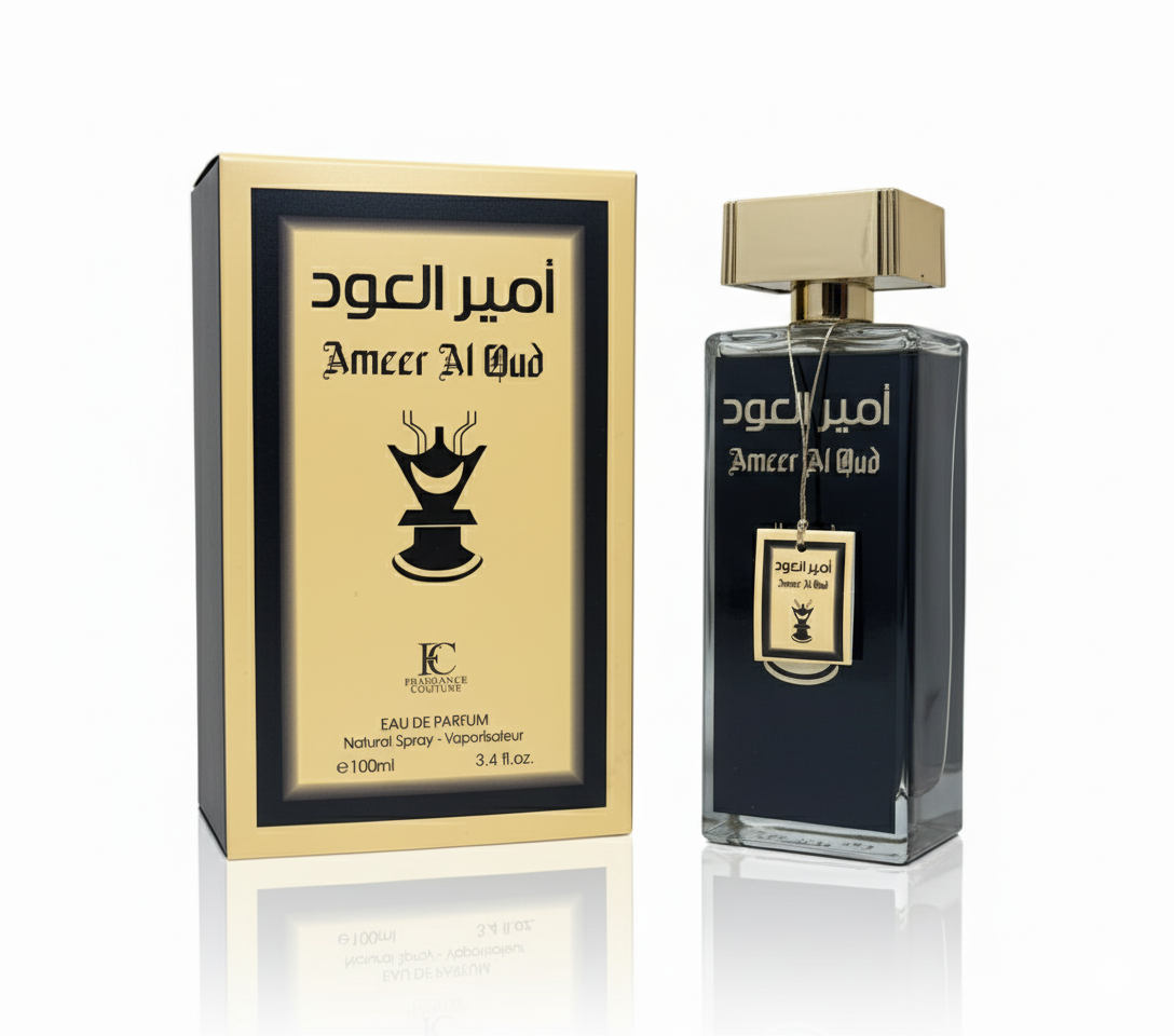 Ameer Al Oud for Men – Deep Oud, Amber & Smoky Woods | Luxurious Long-Lasting Fragrance 100ml