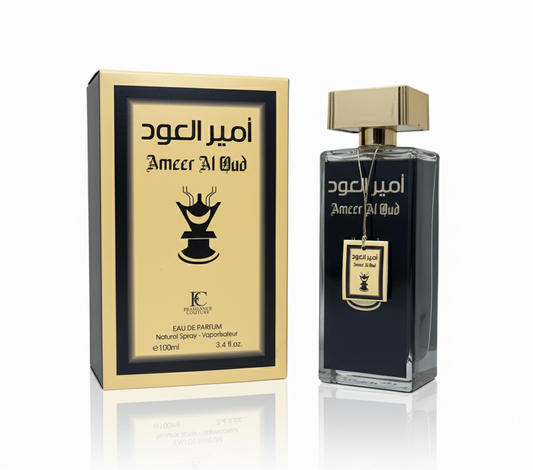 Ameer Al Oud for Men – Deep Oud, Amber & Smoky Woods | Luxurious Long-Lasting Fragrance 100ml