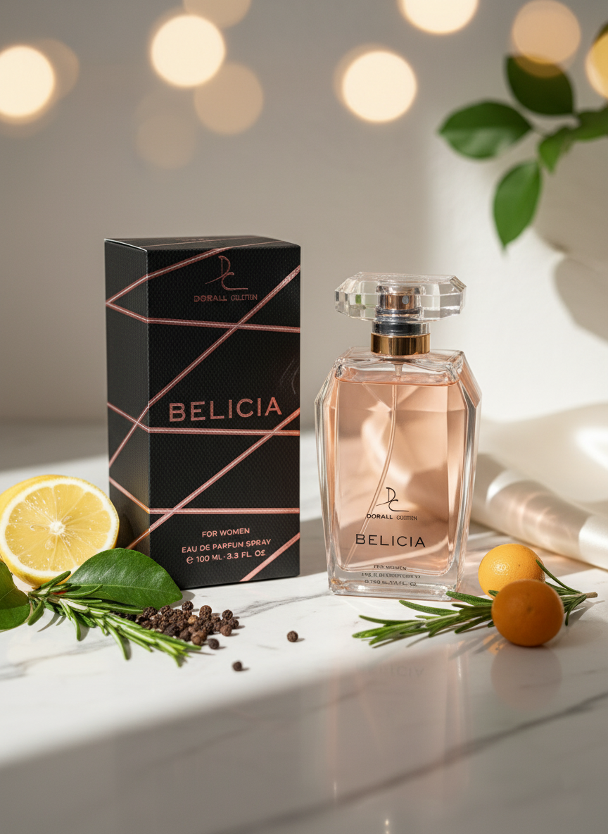 Belicia for Women – Eau de Parfum 3.4 fl oz – Sweet Iris, Warm Vanilla & Gourmand Praline – Long-Lasting Women’s Fragrance