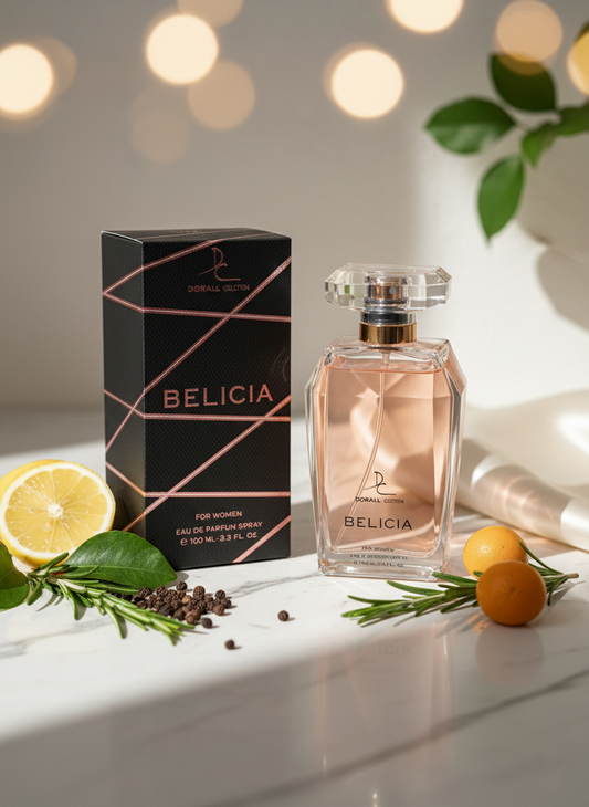 Belicia for Women – Eau de Parfum 3.4 fl oz – Sweet Iris, Warm Vanilla & Gourmand Praline – Long-Lasting Women’s Fragrance