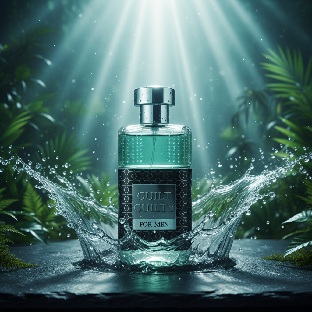 Guilt Guilty for Men – Warm Amber & Fresh Citrus Blend | Sophisticated Long-Lasting Cologne (3.4 Fl Oz)