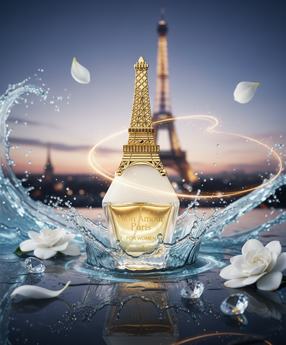 Mon Amour Paris EDP for Women 3.4oz Jasmine Rose Ylang Musk