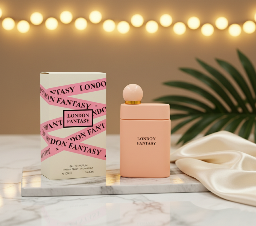 London Fantasy – Eau de Parfum 3.4 fl oz – Sweet Berries, White Florals & Warm Amber Musk – Long-Lasting Women’s Fragrance