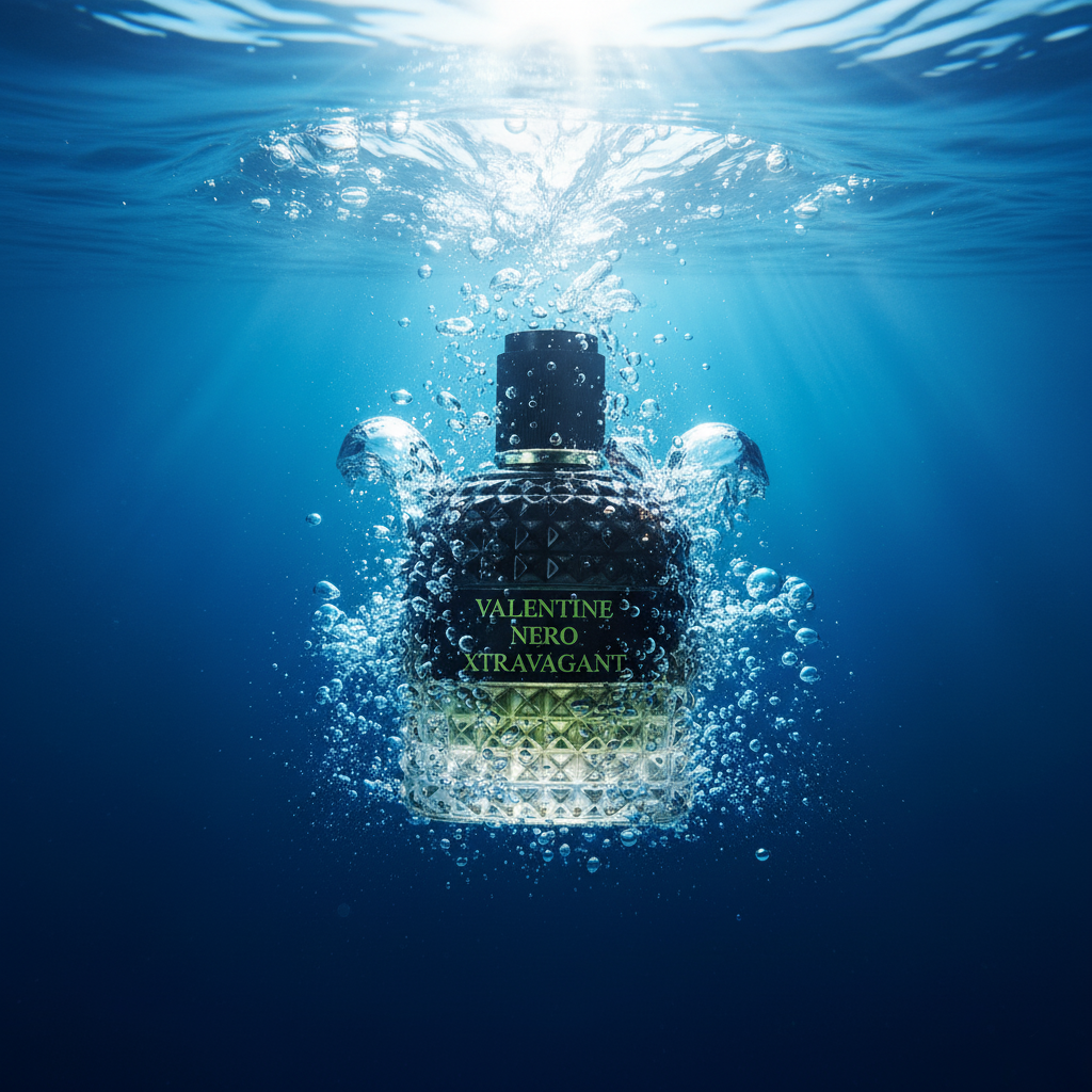 Valentine Nero Xtravagant for Men — Eau de Parfum 100ml, Oriental Fougère Fragrance with Top Notes of Calabrian Bergamot and Espresso Coffee Accord, Finished with Refined Vétiver