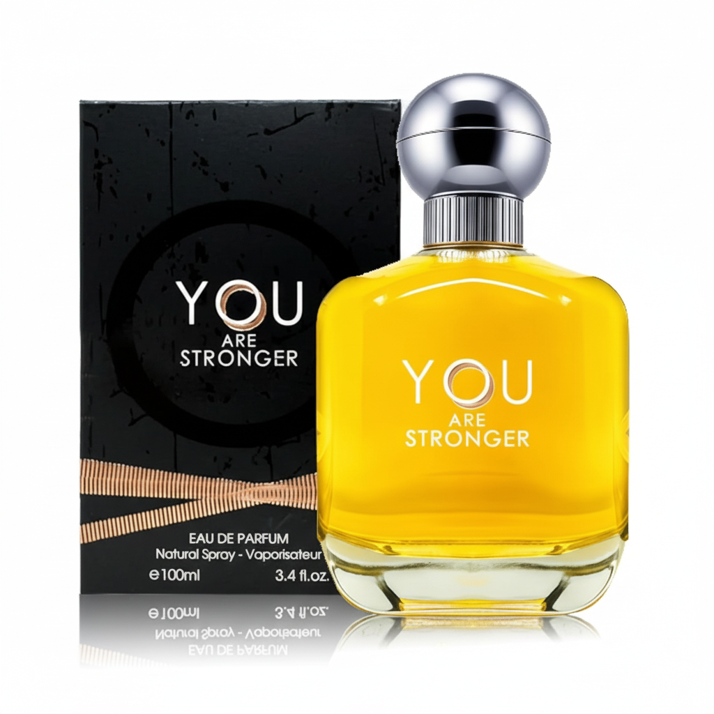You Are Stronger for Men Eau de Parfum – Warm Vanilla, Chestnut & Amber | Bold Masculine Scent (100ml)