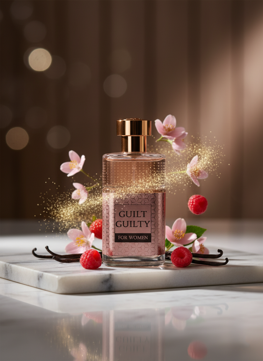 Guilt Guilty for Women – Eau de Parfum 3.4 fl oz – Bright Citrus, Soft Lilac, Violet & Warm Musk