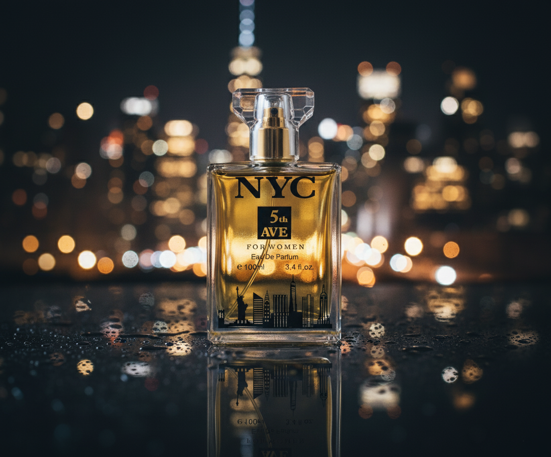 NYC 5th Ave for Women – Eau de Parfum 3.4 fl oz – Timeless Floral Blend with Rose, Jasmine, Ylang-Ylang & Vanilla Musk