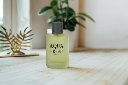 Aqua Fresh Cologne for Men – Ultra Fresh Aquatic Woods | Long-Lasting Clean Scent 100ml