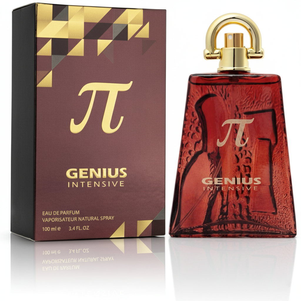 Genius Intensive for Men Eau de Parfum – Warm Vanilla, Almond & Tonka | Elegant Masculine Scent (100ml)