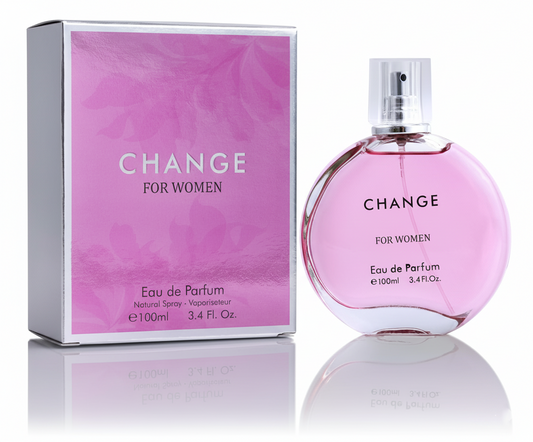 Change Eau de Parfum for Women – 3.4 oz – Fresh Citrus, Jasmine, Pink Pepper & Soft Musk