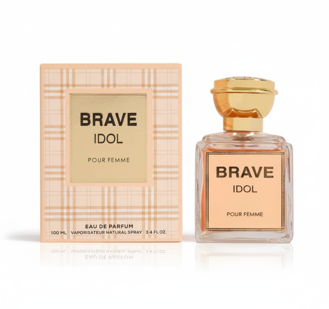 Brave Idol Eau de Parfum for Women – 3.4 oz – Vanilla Absolute, Vanilla Caviar, Vanilla Bean & Lavender Notes