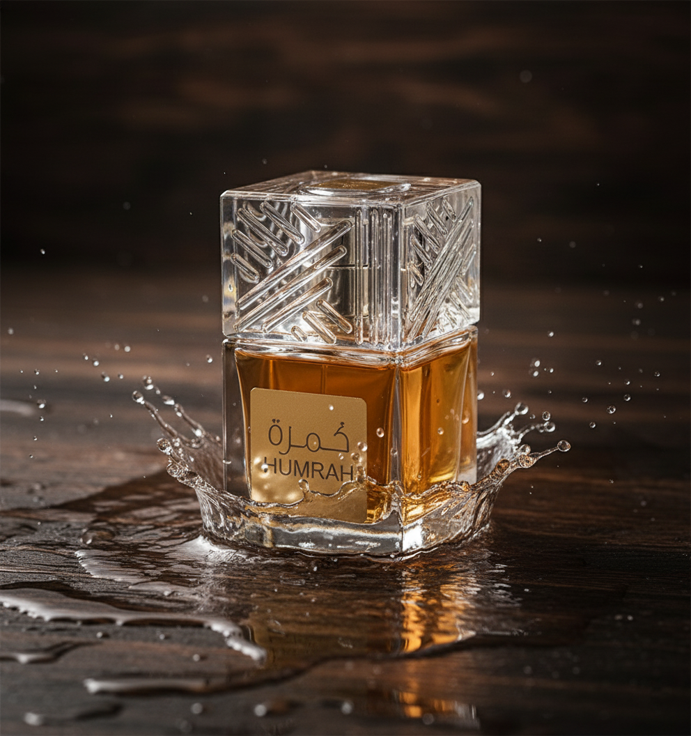 Humrah Eau de Parfum for Men – Warm Sweet Vanilla & Amber Wood Scent (100ml)