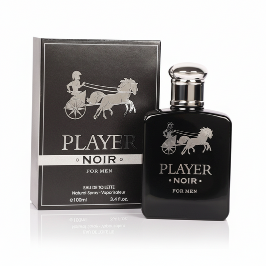Player Black for Men Eau de Parfum – Warm Tonka, Mango & Patchouli | Bold Modern Scent (100ml)