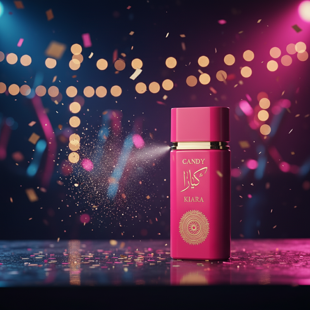 Kiara Candy Eau de Parfum – 3.4 oz – Sweet Vanilla, Caramel, Berries & Creamy Gourmand Notes