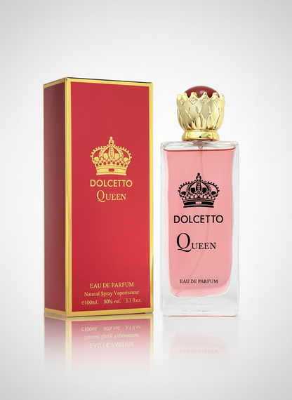 Dolcetto Queen EDP for Women 3.4oz Apple Floral Jasmine Iris