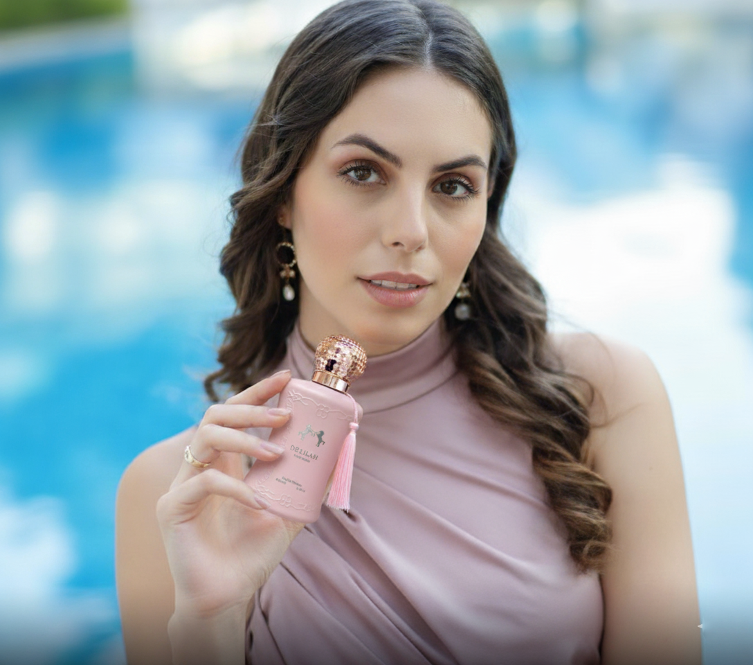 Delilah Pour Femme Eau de Parfum – 3.4 oz – Notes of Lychee, Rhubarb, Turkish Rose, Peony, Vanilla & Musk