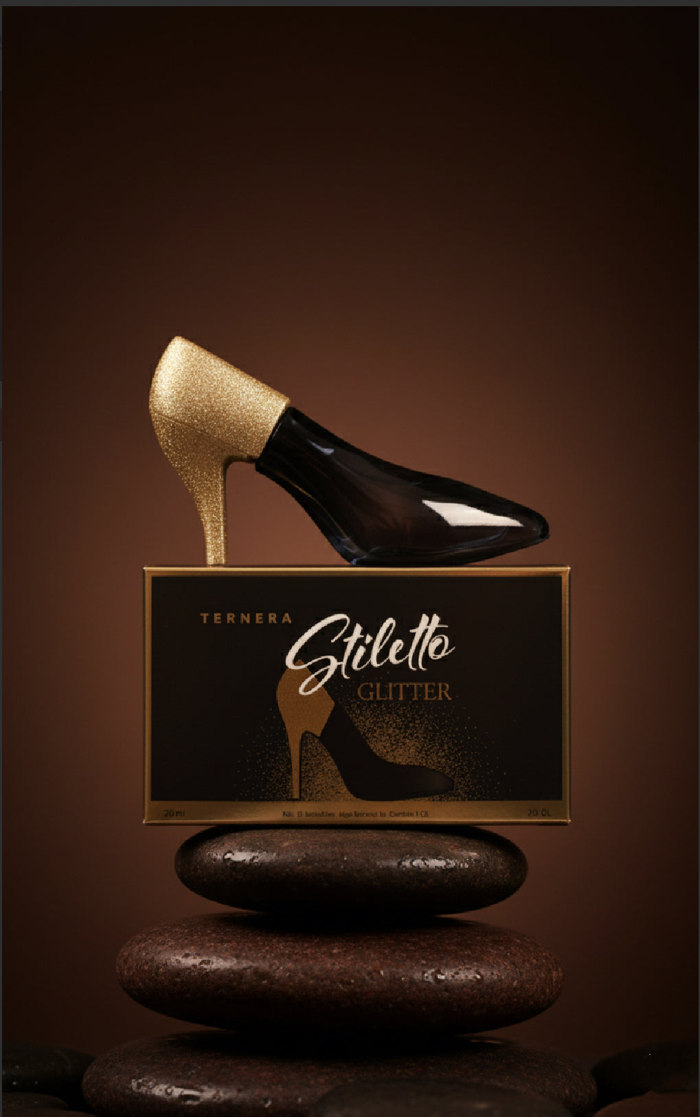 Ferrera Stiletto Glitter – Eau de Parfum 3.4 fl oz – Bright Citrus, Soft Peony, Velvety Rose & Sweet Vanilla