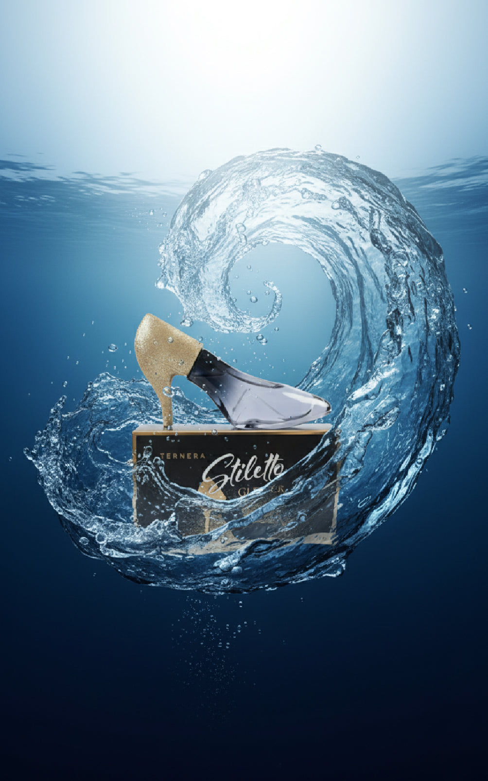 Ferrera Stiletto Glitter – Eau de Parfum 3.4 fl oz – Bright Citrus, Soft Peony, Velvety Rose & Sweet Vanilla