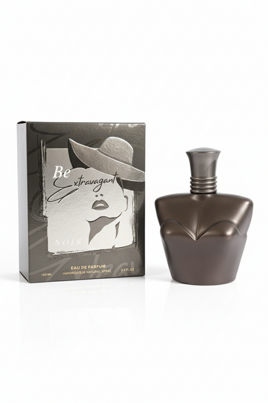 Be Extravagant Noir Eau de Parfum – 3.4 oz – Dark Vanilla, Amber, Wood & Smoky Cocoa Notes