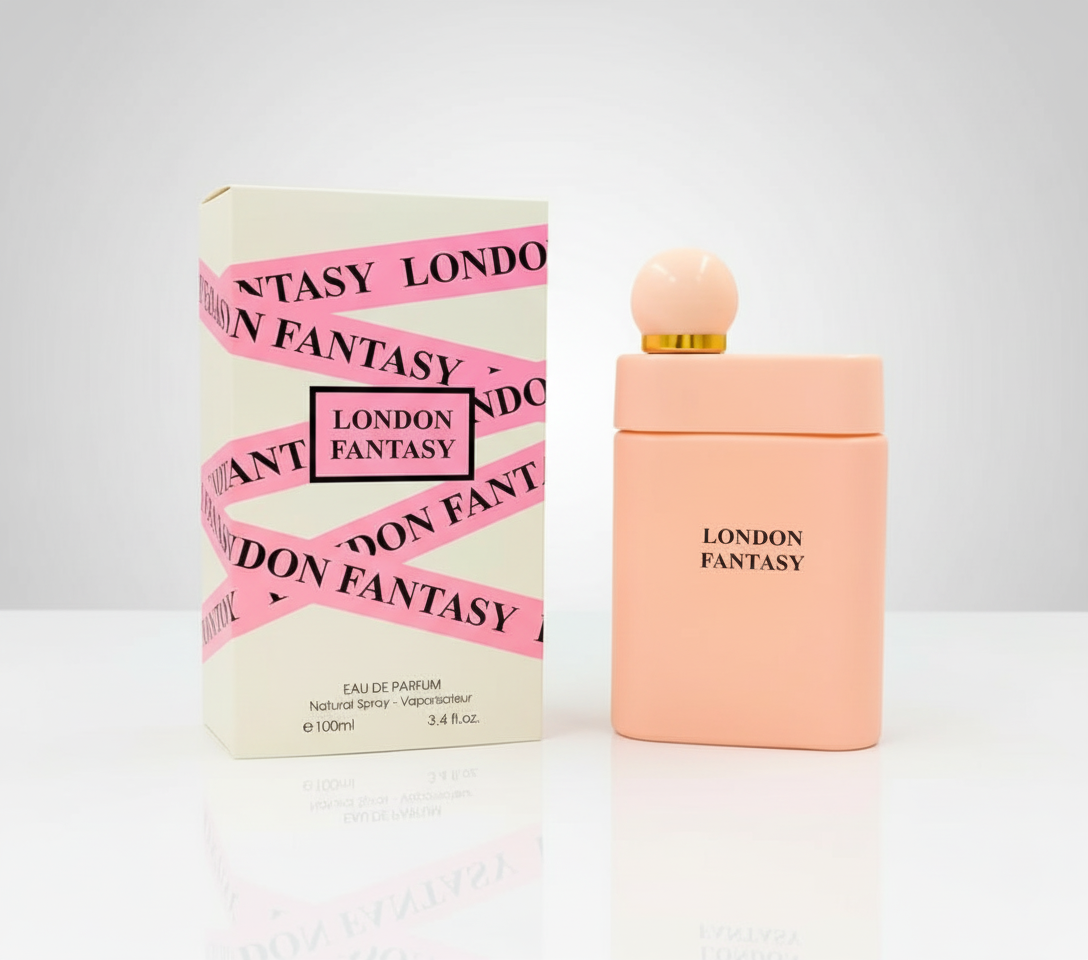 London Fantasy – Eau de Parfum 3.4 fl oz – Sweet Berries, White Florals & Warm Amber Musk – Long-Lasting Women’s Fragrance
