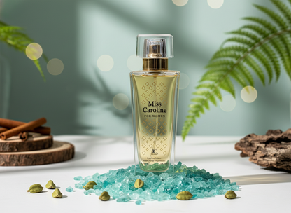 Miss Caroline Eau de Parfum for Women 3.4oz Citrus Floral Amber EDT