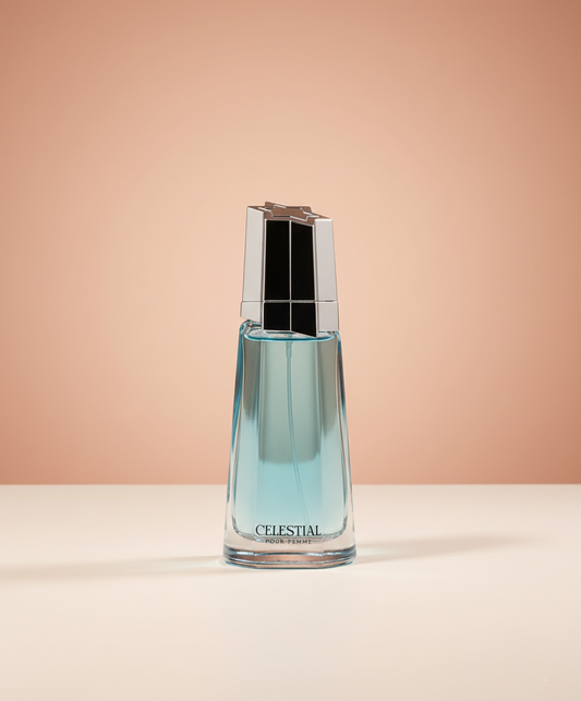 Celestial Pour Femme Eau de Parfum – 3.4 oz – Fresh and Sweet Caramel, Patchouli & Amber Notes