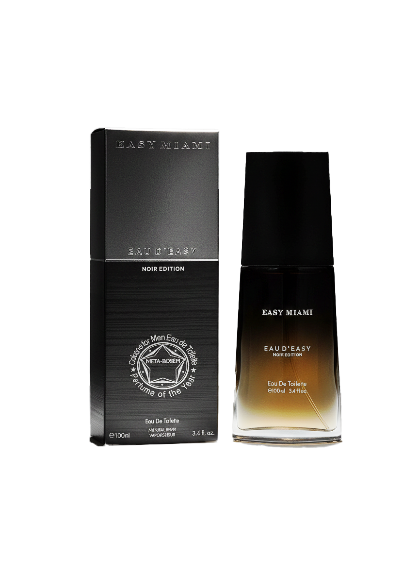 Easy Miami Eau D’Easy – Fresh, Warm, and Woody Cologne | Vibrant Men’s Scent (100 ml)
