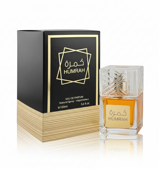 Humrah Eau de Parfum for Men – Warm Sweet Vanilla & Amber Wood Scent (100ml)