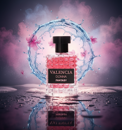 Valencia Donna Fantasy EDP for Women 3.4oz Citrus Kiwi Musk