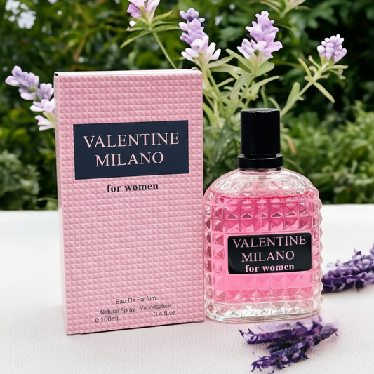 Valentine Milano – Eau de Parfum 3.4 fl oz – Radiant Jasmine, Sweet Vanilla & Fruity Blackcurrant – Long-Lasting Women’s Fragrance