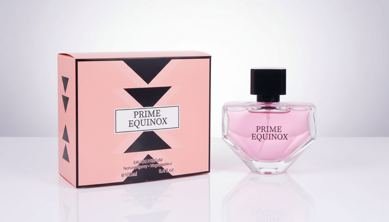 Prime Equinox for Women – Eau de Parfum 3.4 fl oz – Bright Pear, White Florals & Warm Amber Vanilla – Long-Lasting Women’s Fragrance