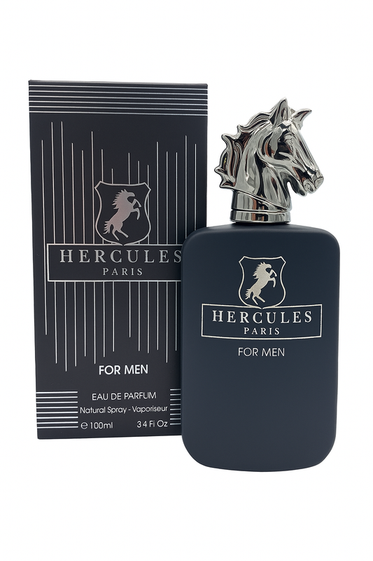 Hercules Paris for Men Eau de Parfum – Warm Vanilla, Apple & Amber | Luxurious Masculine Scent (100ml)