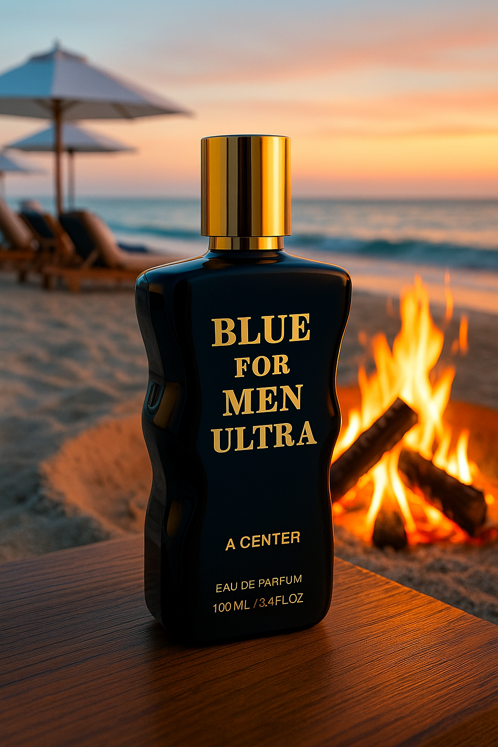 Blue for Men Ultra – Cool Mint & Sweet Vanilla Blend | Signature Masculine Cologne (4.2 Fl Oz)